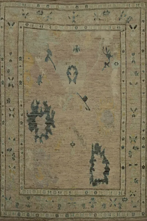 Rustic Sophistication Oushak Vegetable Dye Area Rug 10x13