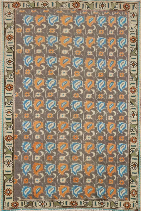 Vintage Wool Tabriz Persian Rug 3x5
