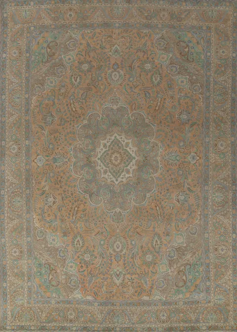 Handmade Wool Tabriz Persian Area Rug 10x13