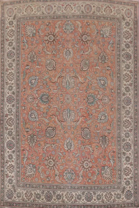 Handmade Floral Tabriz Persian Area Rug 8x12