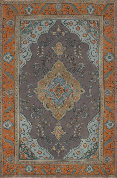 Traditional Tabriz Persian Area Rug 6x9