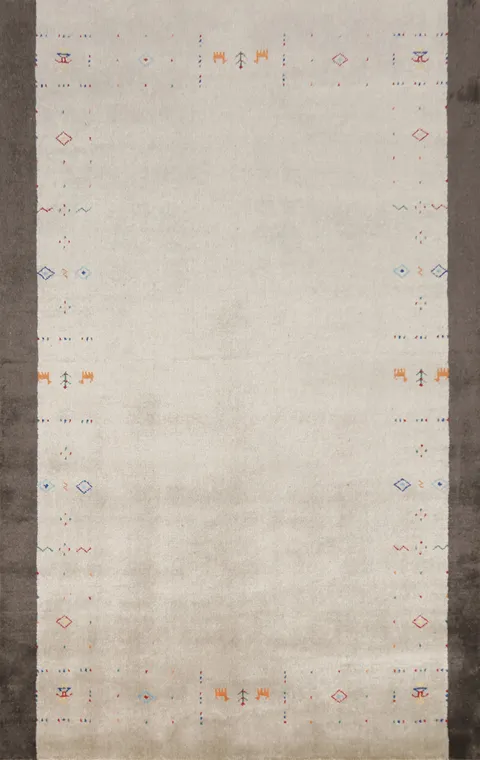Handmade Gabbeh Oriental Area Rug 5x8