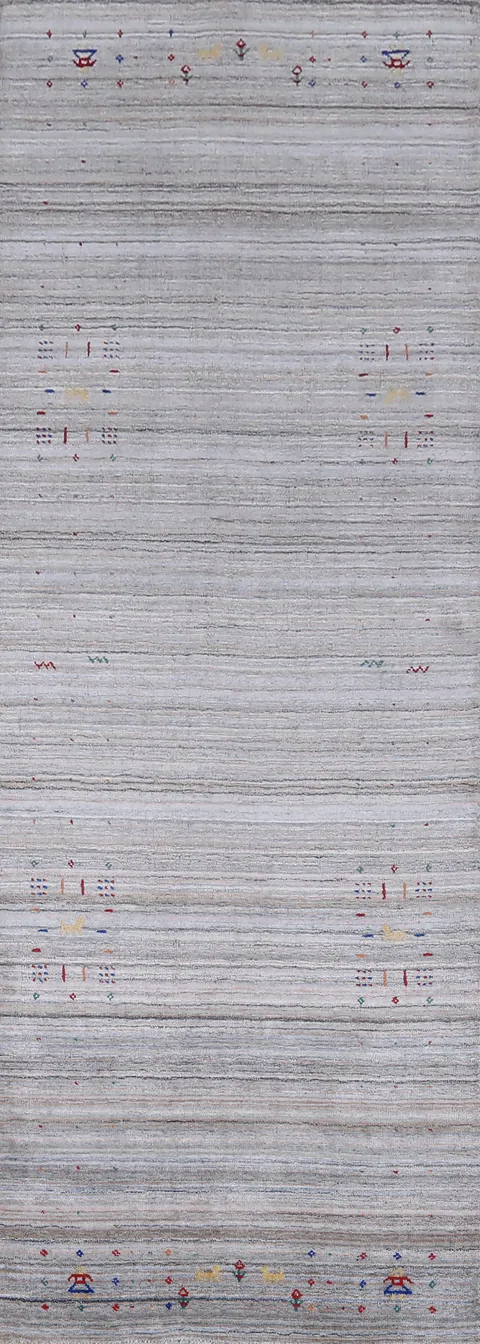 Tribal Gabbeh Oriental Runner Rug 3x10