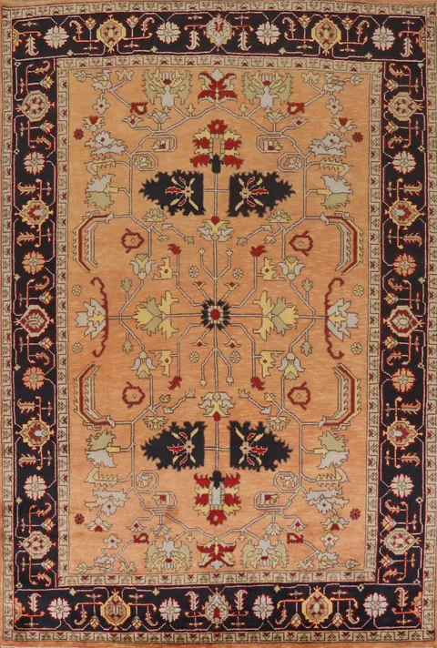 Handmade Wool Heriz Serapi Indian Area Rug 9x12