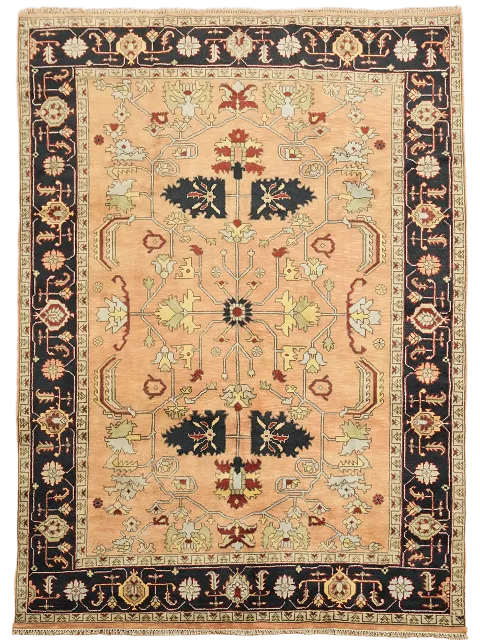Handmade Wool Heriz Serapi Indian Area Rug 9x12
