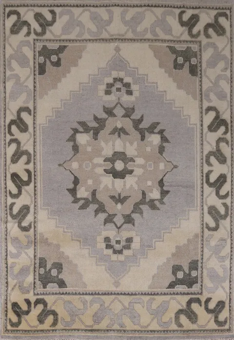 Geometric Oushak Indian Area Rug 8x10
