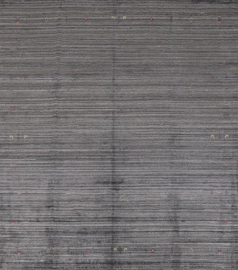 Tribal Gray Gabbeh Oriental Area Rug 9x10