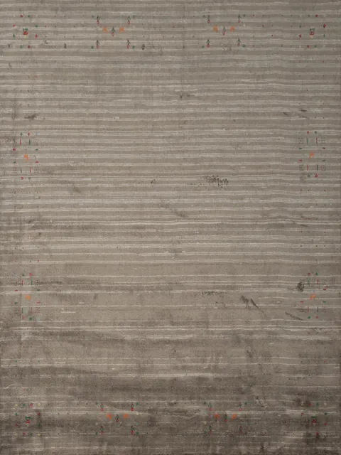 Elegant Gabbeh Square Rug 9x9 with Subtle Accents for Living Rooms