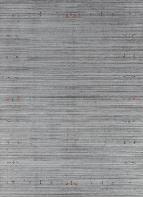Handmade Silk Gabbeh Oriental Area Rug 8x10