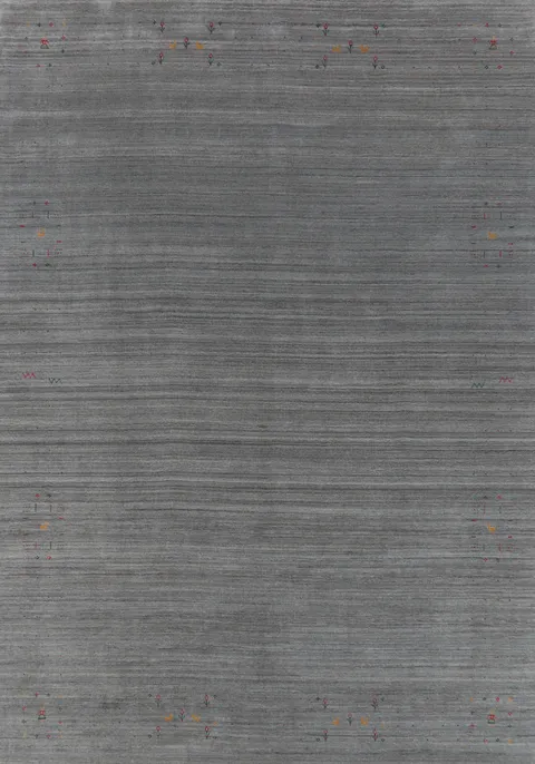Tribal Gray Gabbeh Oriental Area Rug 9x11