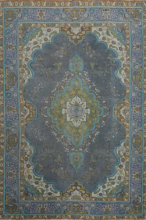 Traditional Wool Tabriz Persian Area Rug 7x10
