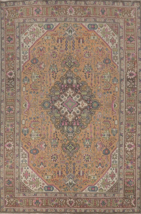 Traditional Wool Tabriz Persian Area Rug 8x11