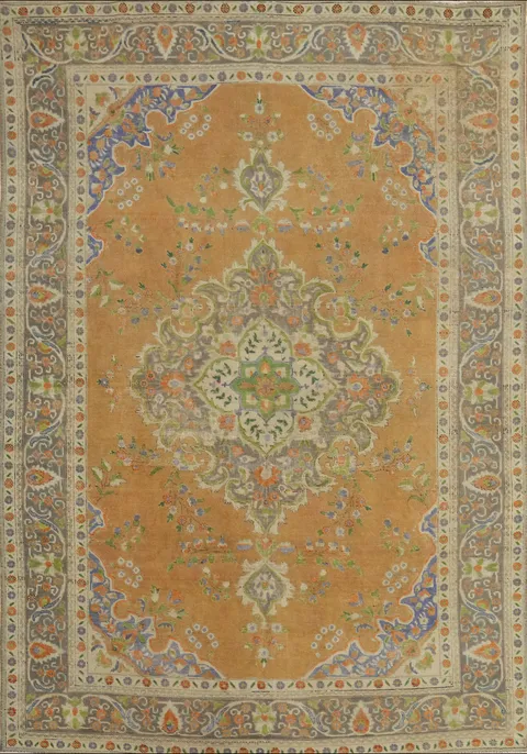 Traditional Wool Tabriz Persian Area Rug 8x11