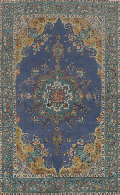 Traditional Wool Tabriz Persian Area Rug 6x10