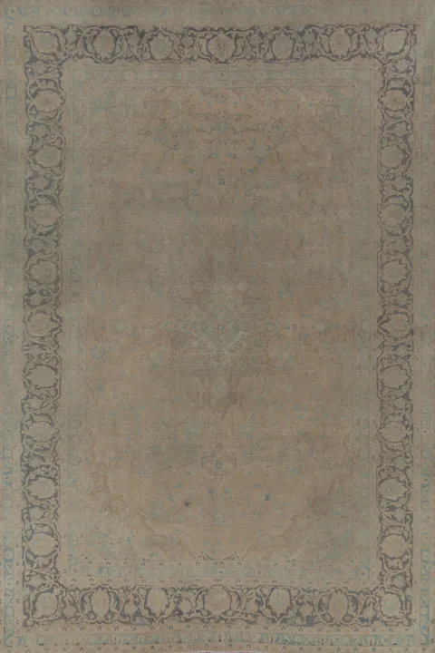Vintage Floral Kashan Persian Area Rug 8x12