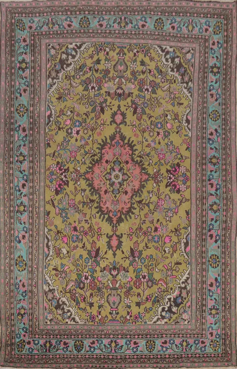 Traditional Wool Tabriz Persian Area Rug 7x11