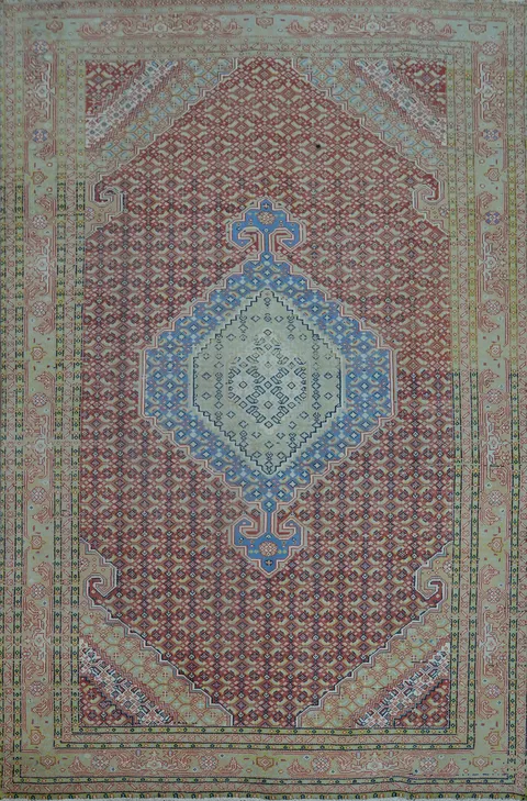 Traditional Wool Tabriz Persian Area Rug 6x9