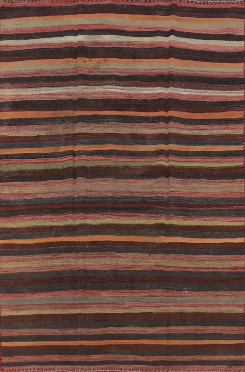 Vegetable Dye Kilim Persian Rug 4x6