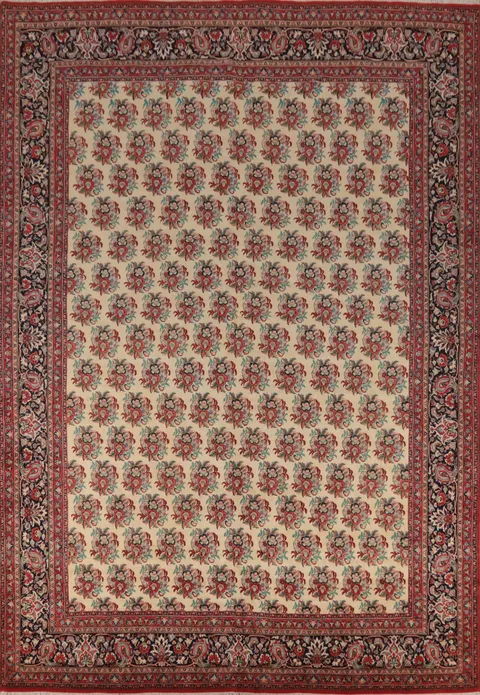 Vegetable Dye Floral Bidjar Persian Area Rug 10x13