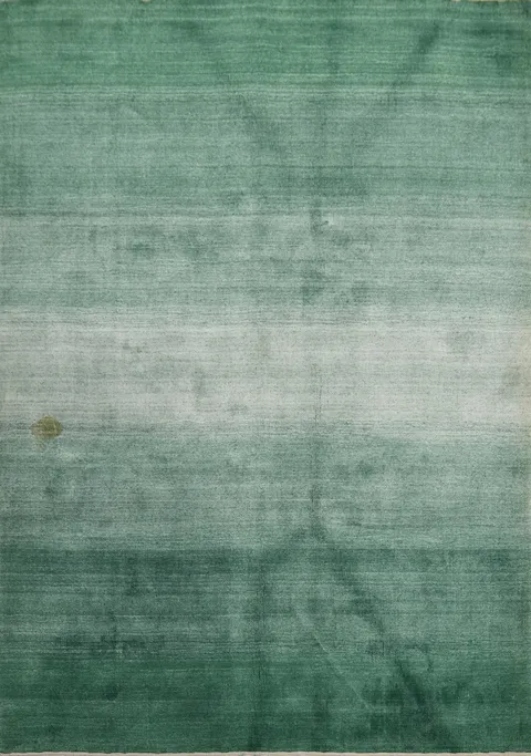 Green Wool Gabbeh Indian Rug 4x6