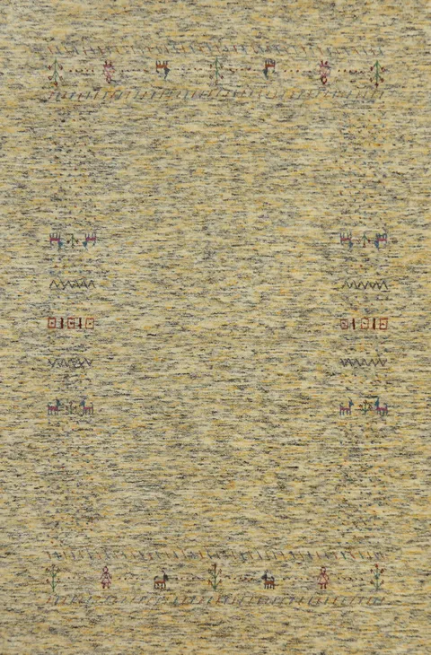 Handmade Wool Gabbeh Oriental Area Rug 5x8