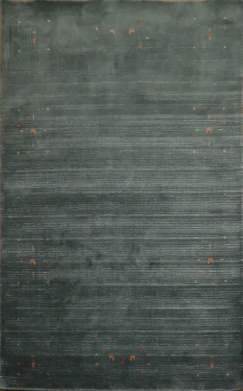 Handmade Wool Gabbeh Oriental Area Rug 5x8
