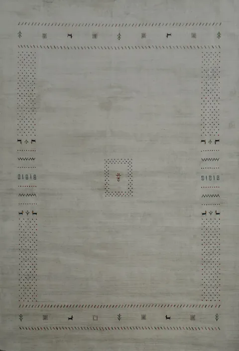 Simple yet Stylish Gabbeh Area Rug 8x10 for a Touch of Modern Purity