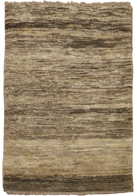 Soft Plush Gabbeh Persian Area Rug 4x5