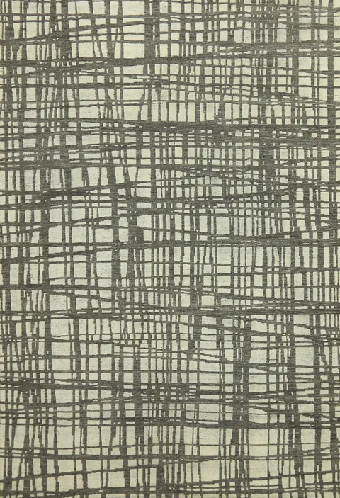 Modern Wool Abstract Indian Area Rug 9x12