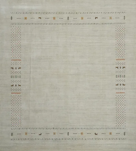 Handmade Wool Tribal Gabbeh Square Area Rug 9x9