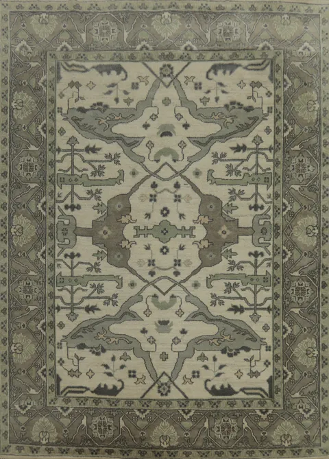 Handmade Wool Oushak Indian Area Rug 8x10