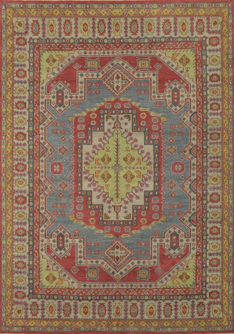 Handmade Wool Kazak Indian Area Rug 9x12