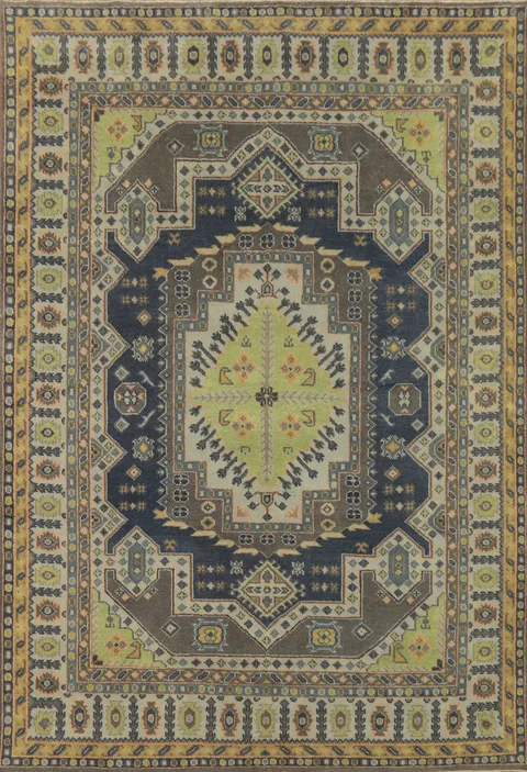 Handmade Wool Kazak Indian Area Rug 9x12