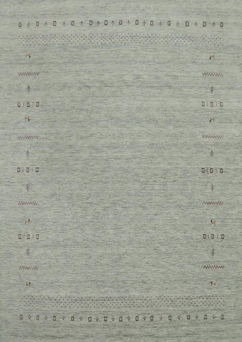 Handmade Wool Gabbeh Indian Area Rug 8x10