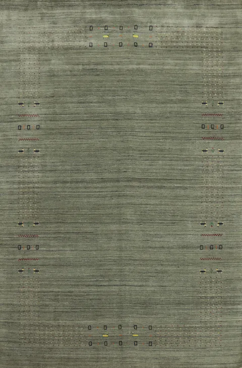 Handmade Wool Gabbeh Indian Area Rug 7x10