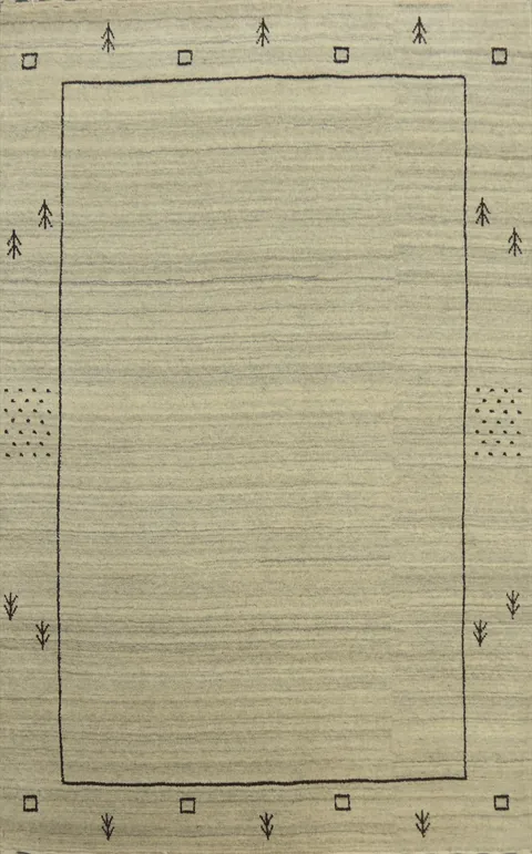 Tribal Gabbeh Oriental Rug 3x5