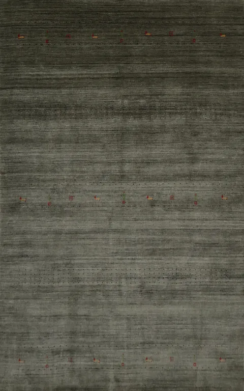 Timeless Gabbeh Area Rug 7x10with Intricate Tribal Patterns