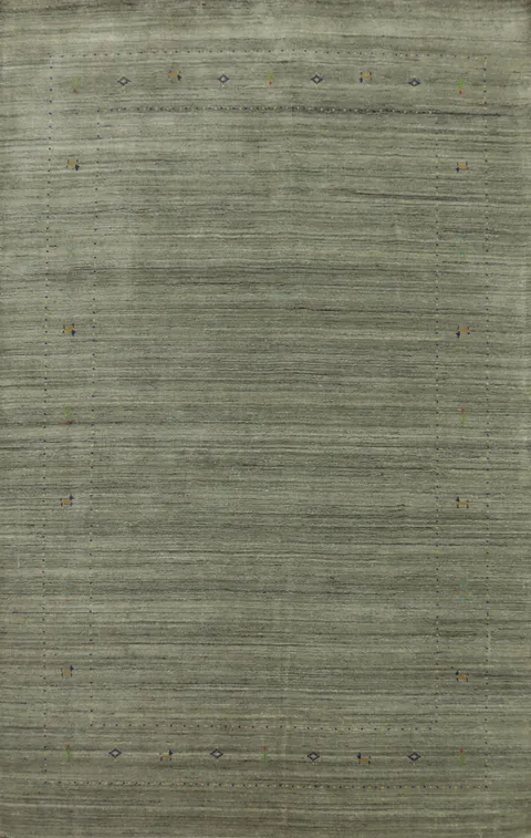 Tribal Wool Gabbeh Indian Area Rug 7x10