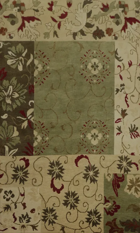 Rustic Charm Floral Area Rug 7x10 Floral Patterns and Natural Colors