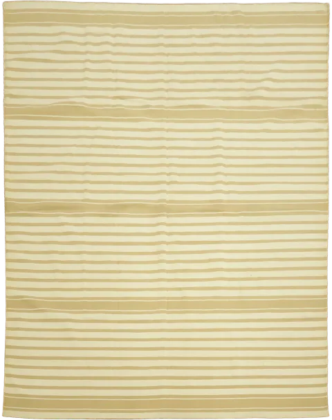 Striped Flat Weave Kilim Durrie Area Rug 9x12