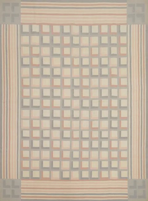 Geometric Flat Weave Kilim Durrie Area Rug 8x10