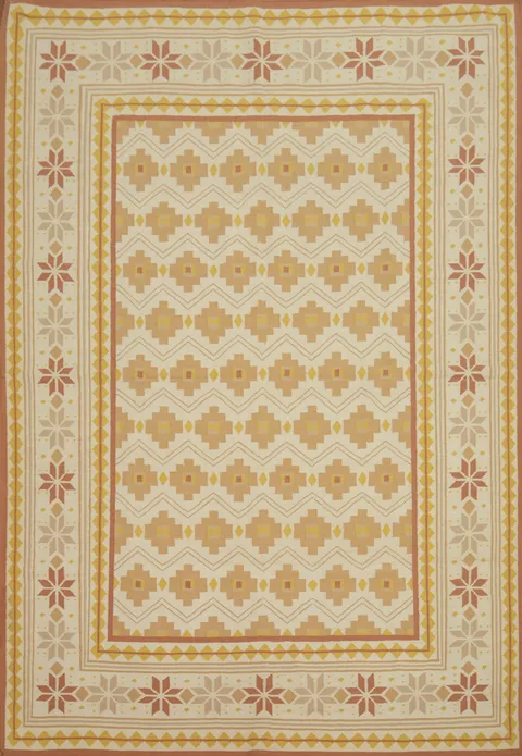 Flat Weave Kilim Durrie Nomad Area Rug 9x12