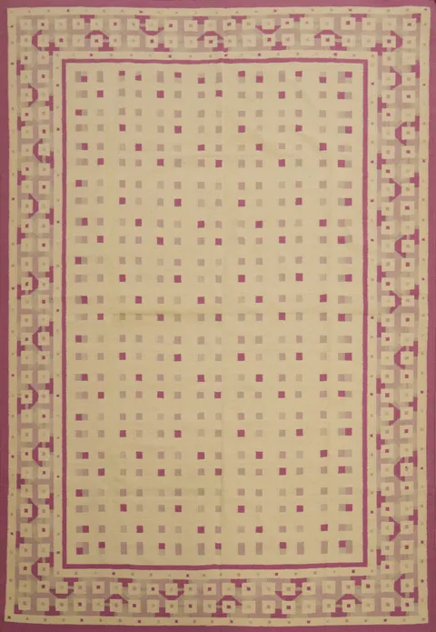 Flat Weave Kilim Durrie Nomad Area Rug 9x12
