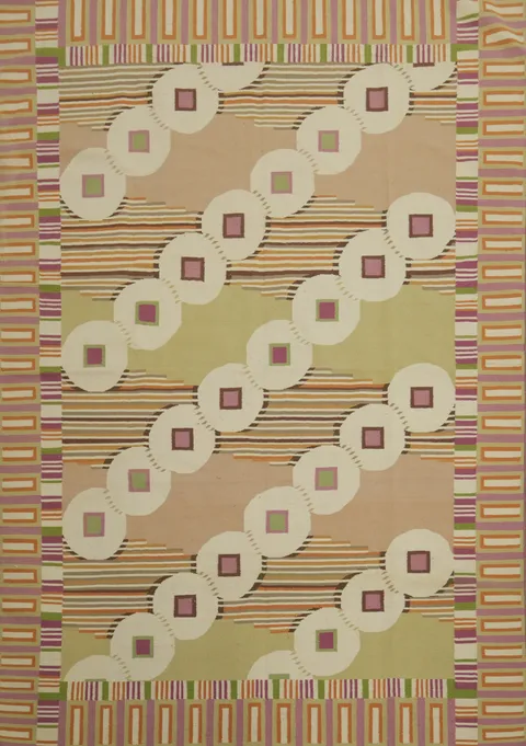 Flat Weave Kilim Durrie Nomad Area Rug 9x12
