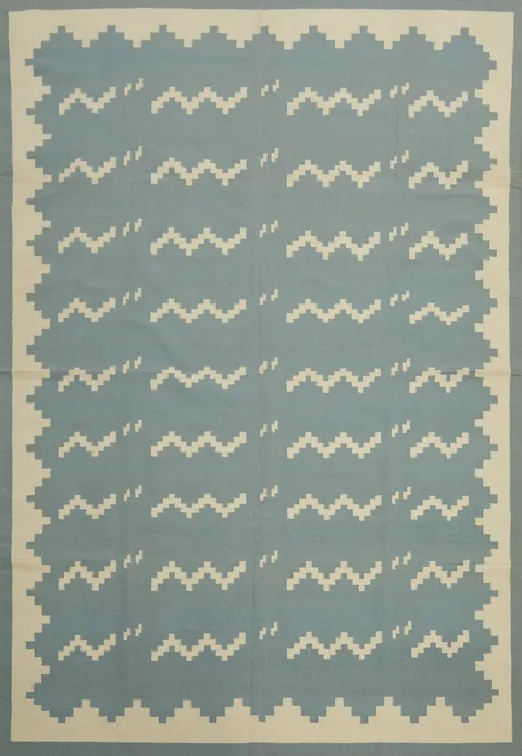 Flat Weave Kilim Durrie Nomad Area Rug 9x12