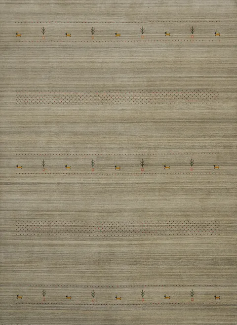 Tribal Wool Gabbeh Oriental Area Rug 8x10