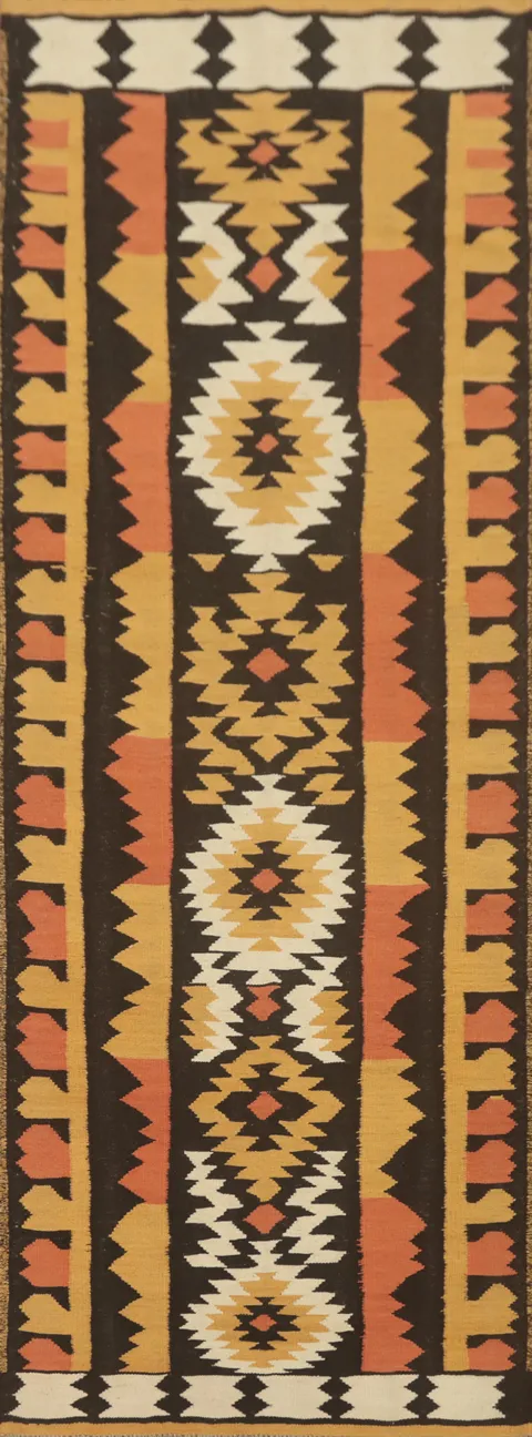 Tribal Kilim Oriental Runner Rug 3x10
