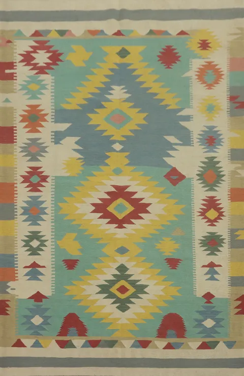 Tribal Kilim Oriental Area Rug 6x9