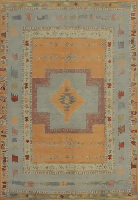 Vegetable Dye Gabbeh Turkish Area Rug 8x10