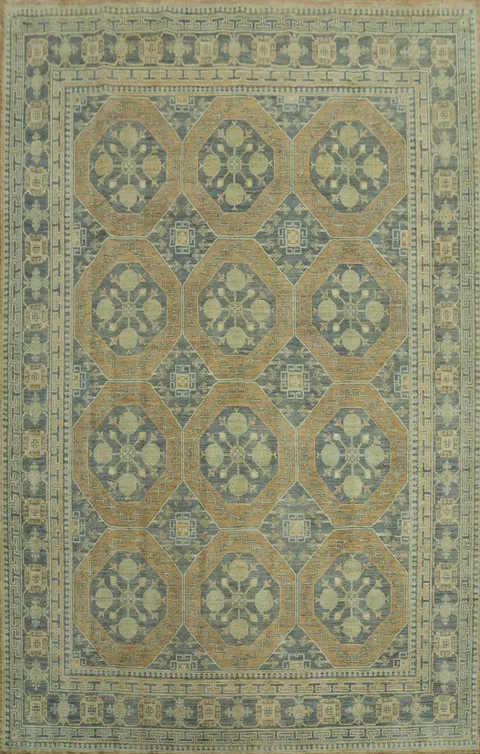 Handmade Wool Oushak Vegetable Dye Area Rug 9x12